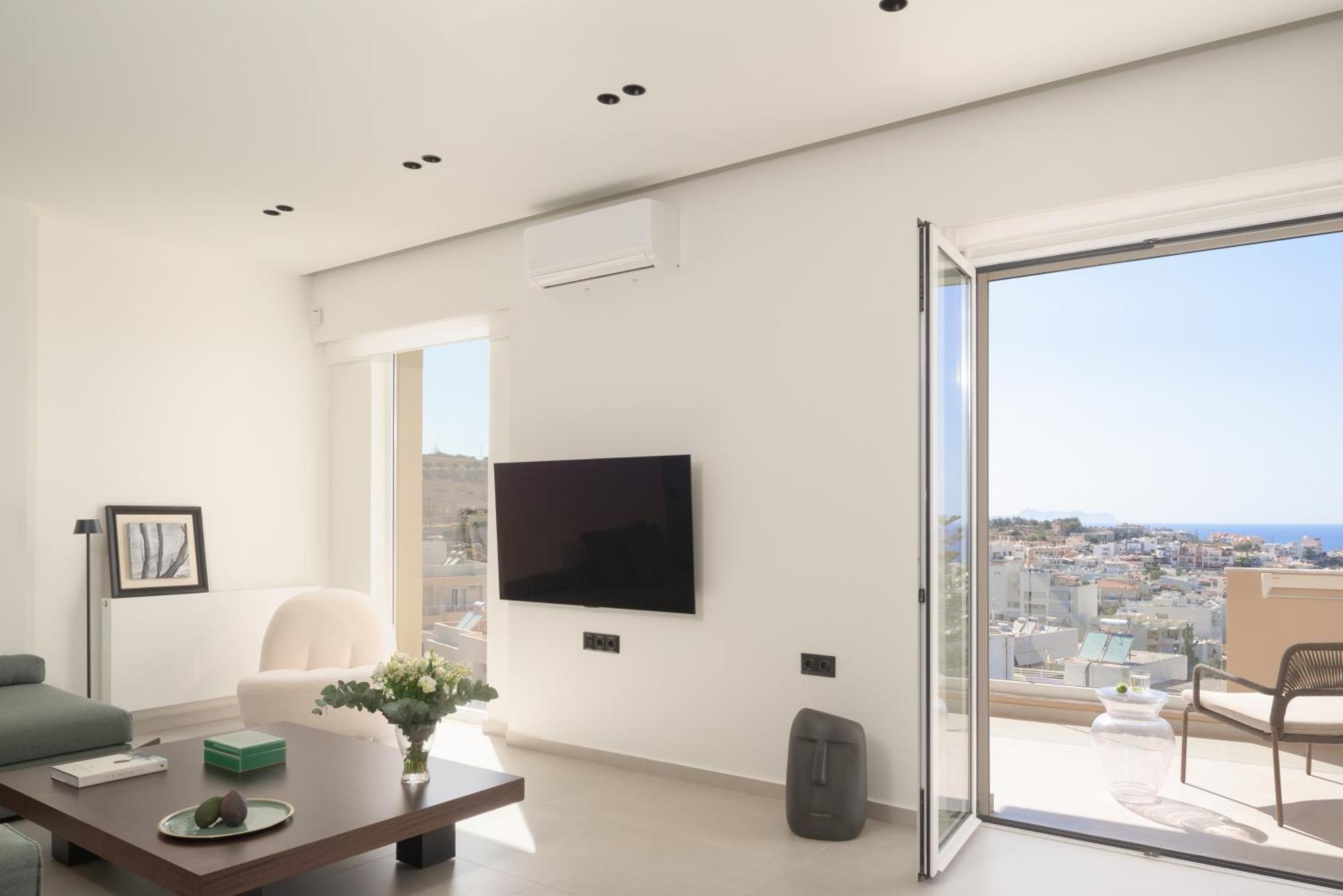 Apartamento Ikia Mia Sea View Rétino Exterior foto